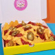 Nachos With Cheese, Salsa & Jalapeños